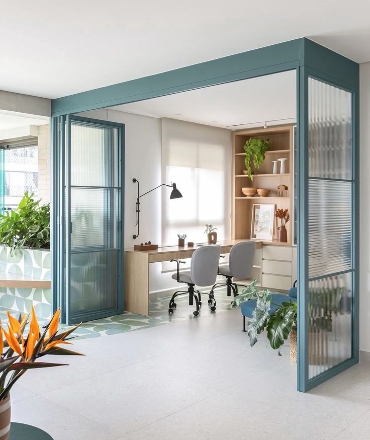 verrière d'atelier bureau - design d'espaces, Marie Casasola, Architecte d'intérieur