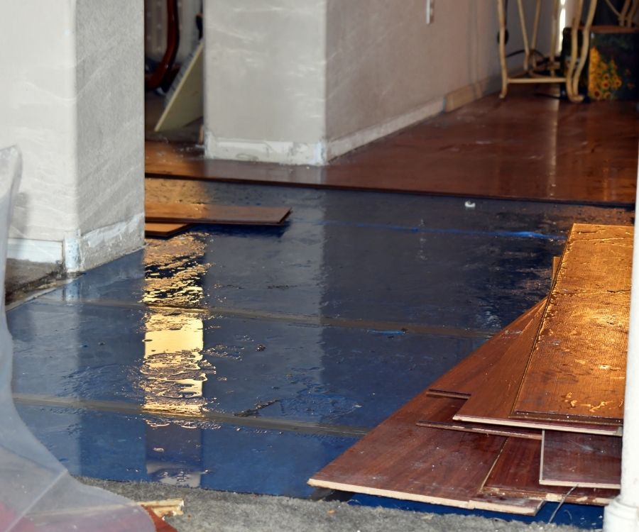 Sans décennale aucun recours rapide en cas de problème grave - Photographie montrant un dégât des eaux