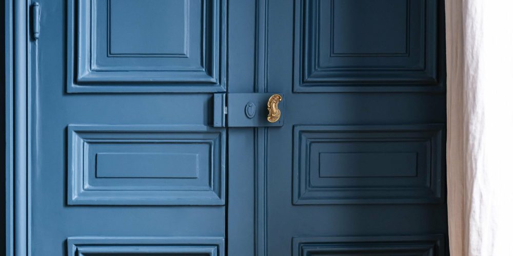 Architecture d'intérieur_Marie Casasola_Projet Bergson_couleur bleue hausmannien, à Paris 8°